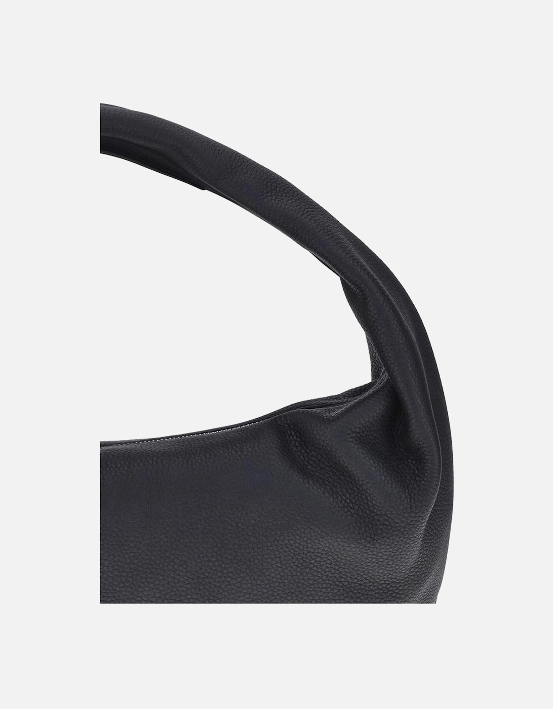 Olivia Calf Leather Hobo Shoulder Bag Women - Black