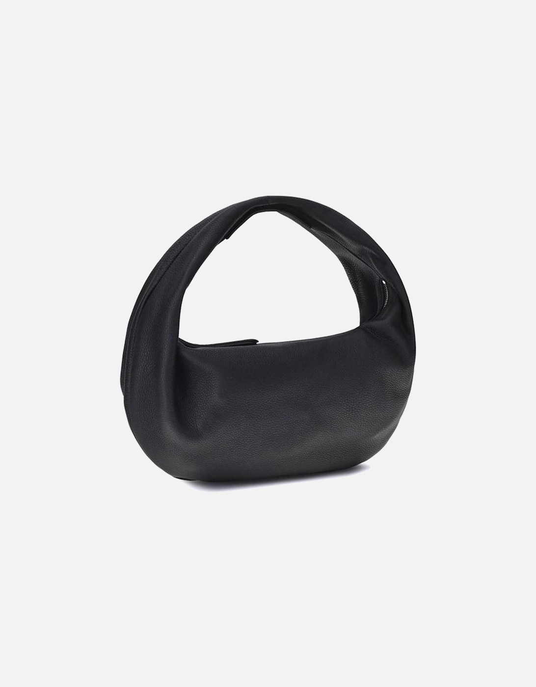 Olivia Calf Leather Hobo Shoulder Bag Women - Black