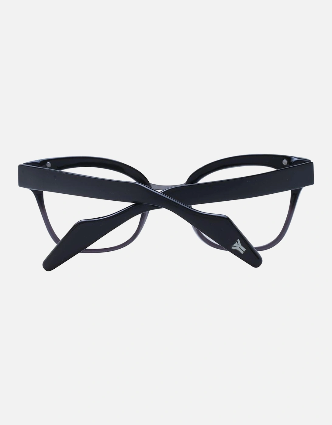 Round Frame Eyeglasses Unisex - Black