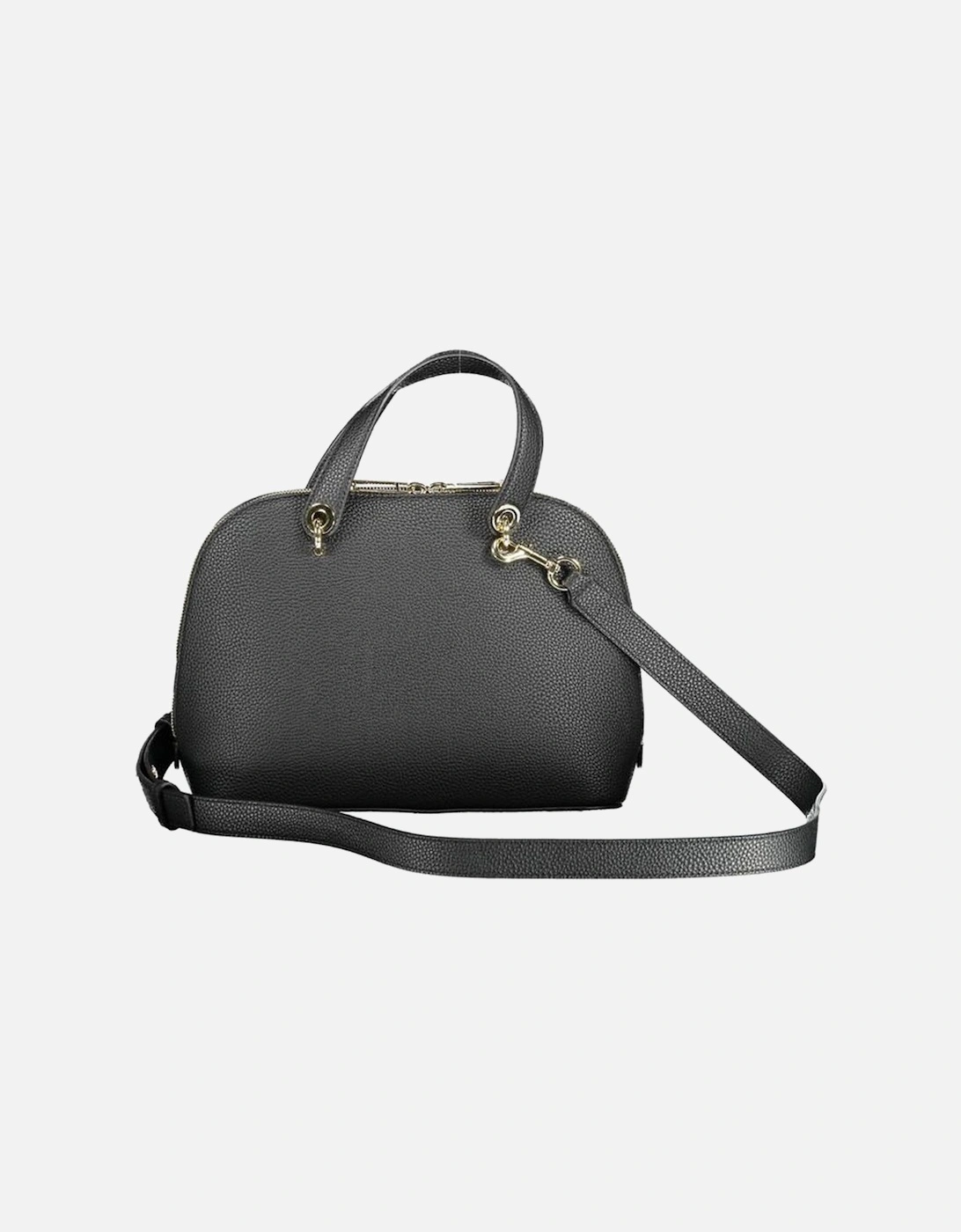 Shoulder Bag with Adjustable Strap and Zip Closure Women - Black
