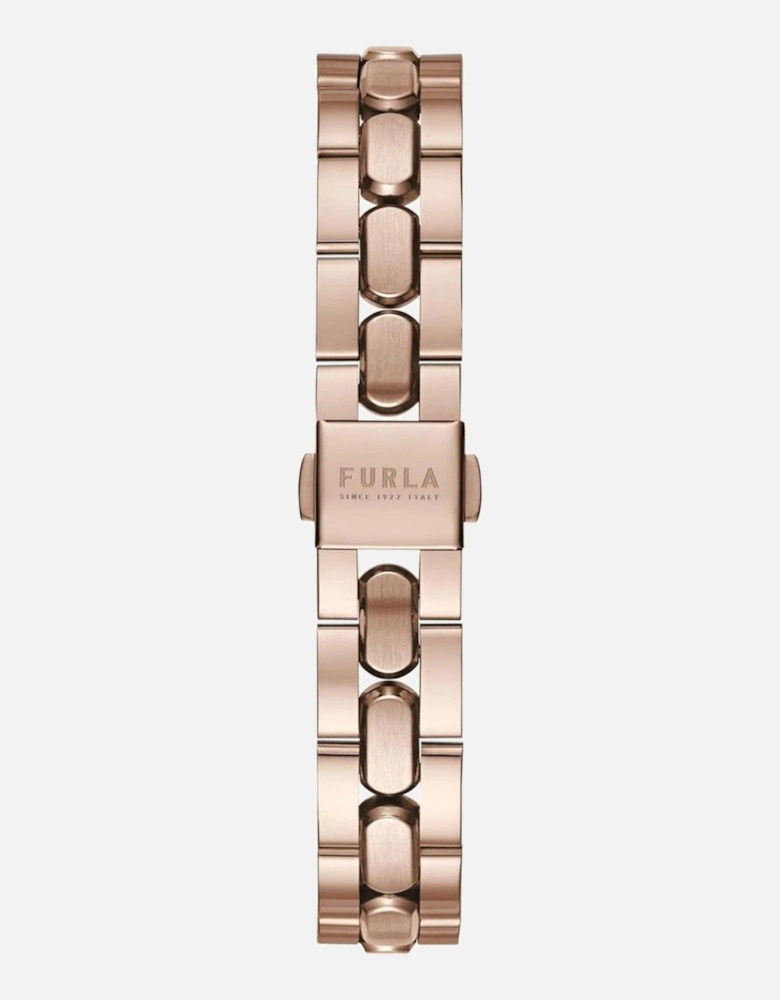 Rose Gold Crystal Accent Watch Women - Multicolor Watches