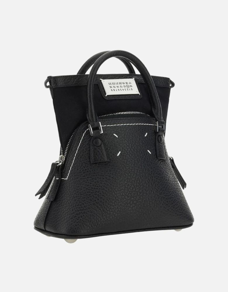 Calfskin 5AC Handbag with Chain Strap Women - Black Shoulder Bags