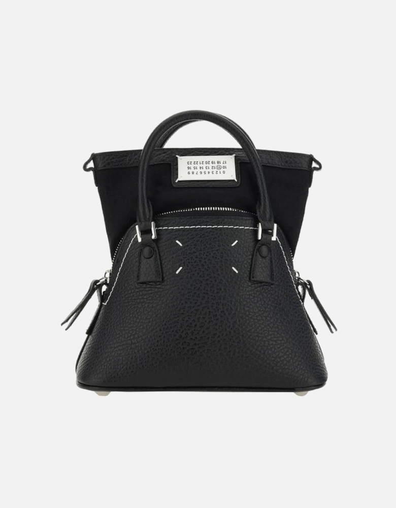 Calfskin 5AC Handbag with Chain Strap Women - Black Shoulder Bags