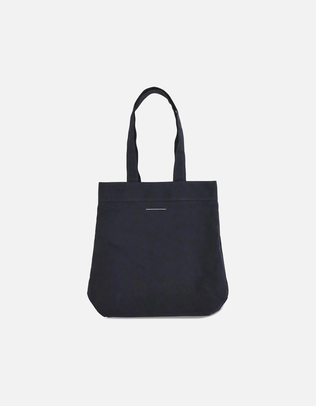 Cotton Tote Bag with Logo Patch Women - Black Shoulder Bags