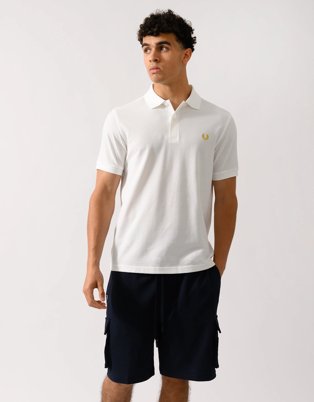 Mens Plain Signature Polo Shirt, 2 of 1