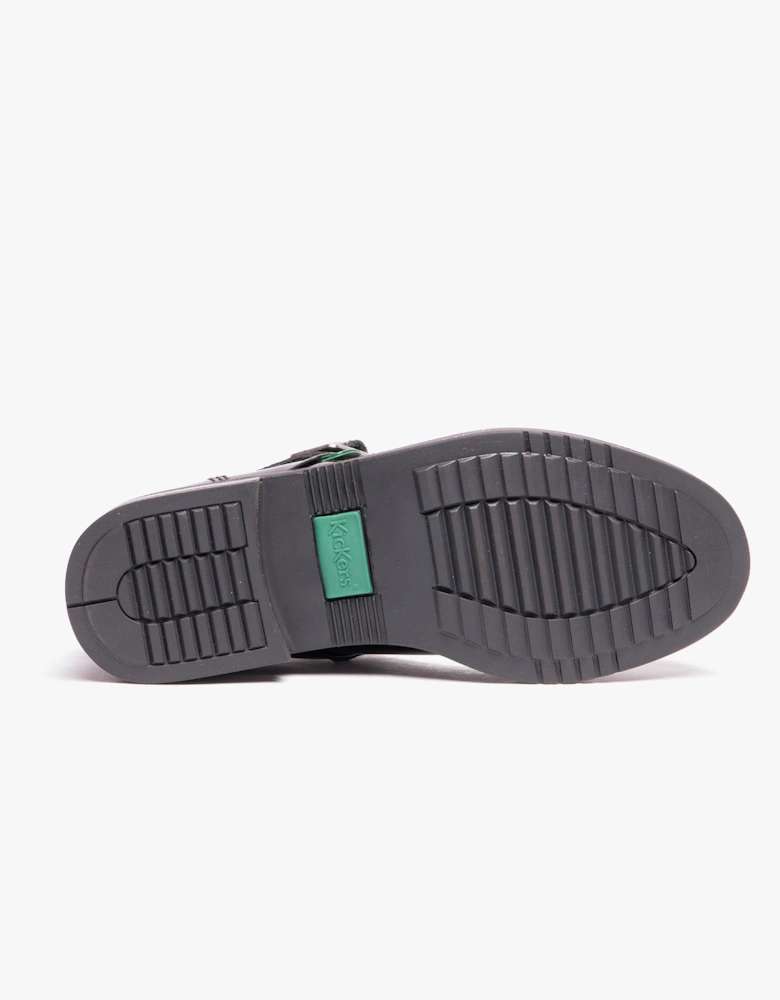 LACH T-BAR PATL JF Girls School Shoes Black