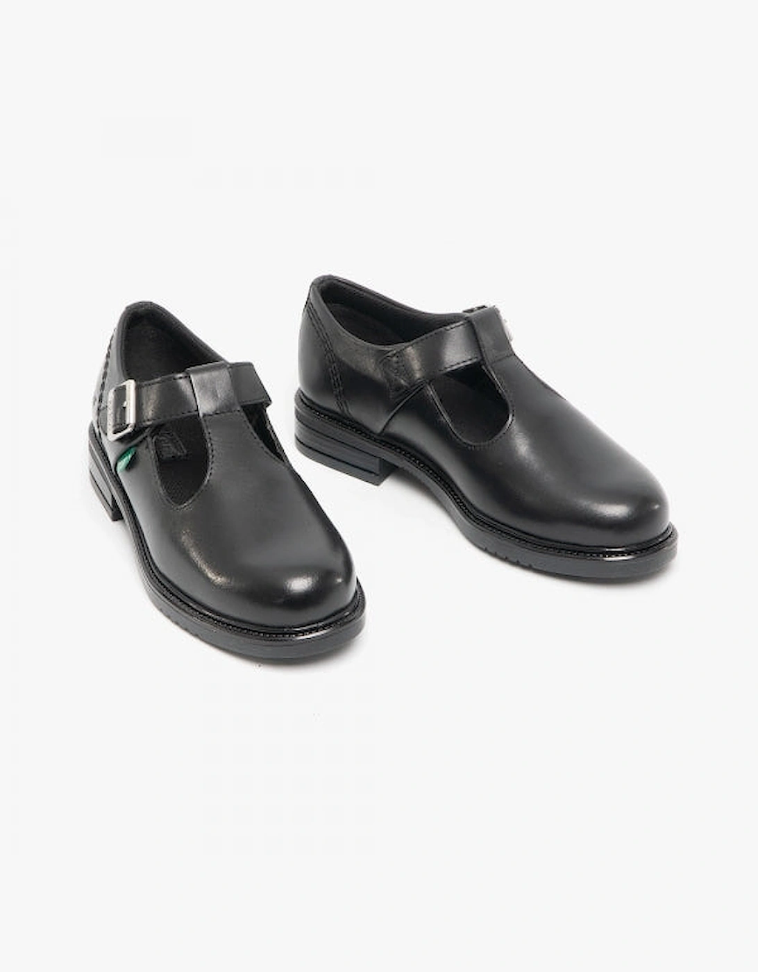 114824 LACH Girls School Shoes Black