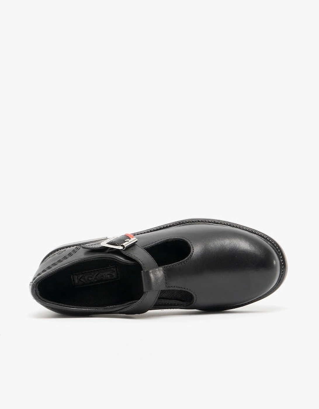 114824 LACH Girls School Shoes Black