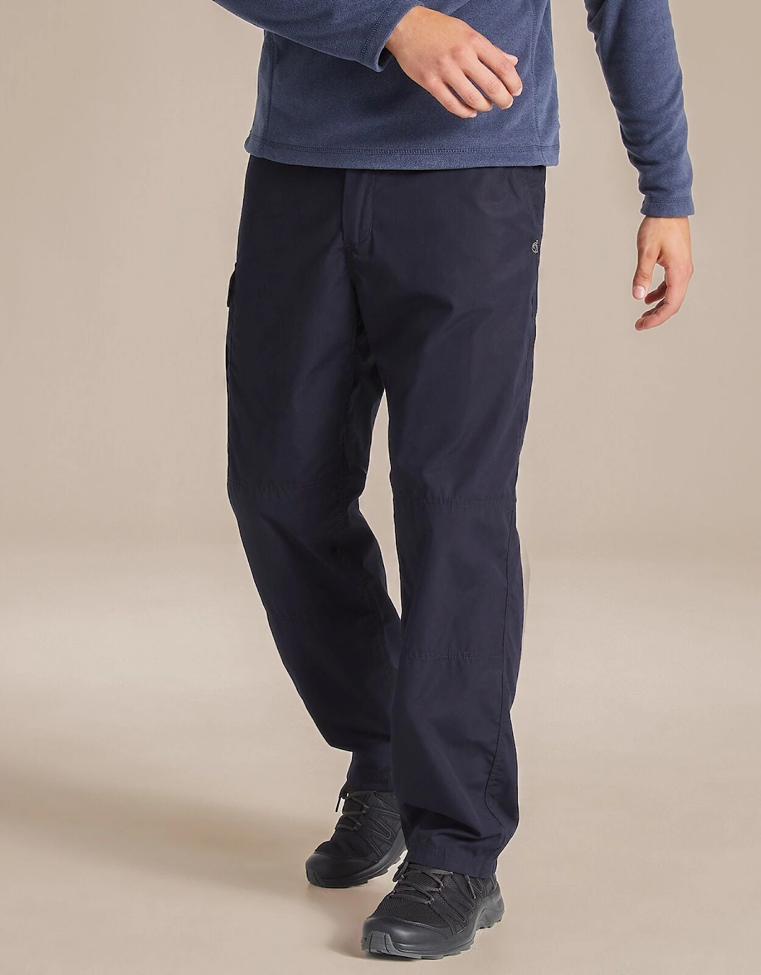 Mens Kiwi UV Protect Relaxed Fit Walking Cargo Pants, 2 of 1