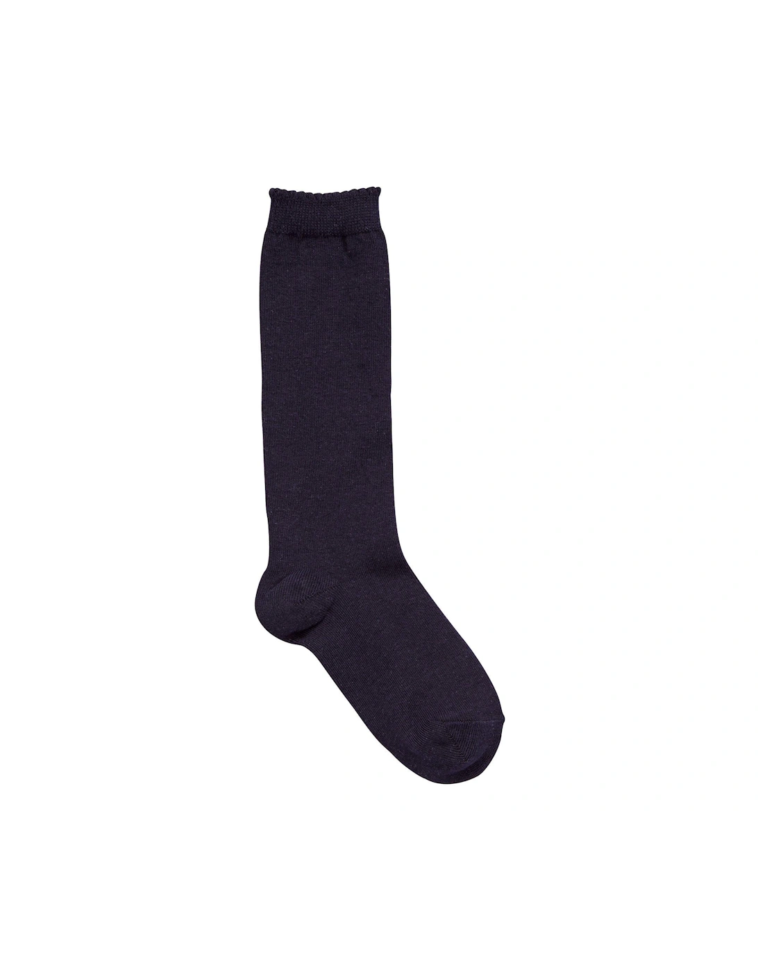 5 Pack Girls Knee High Socks - Navy