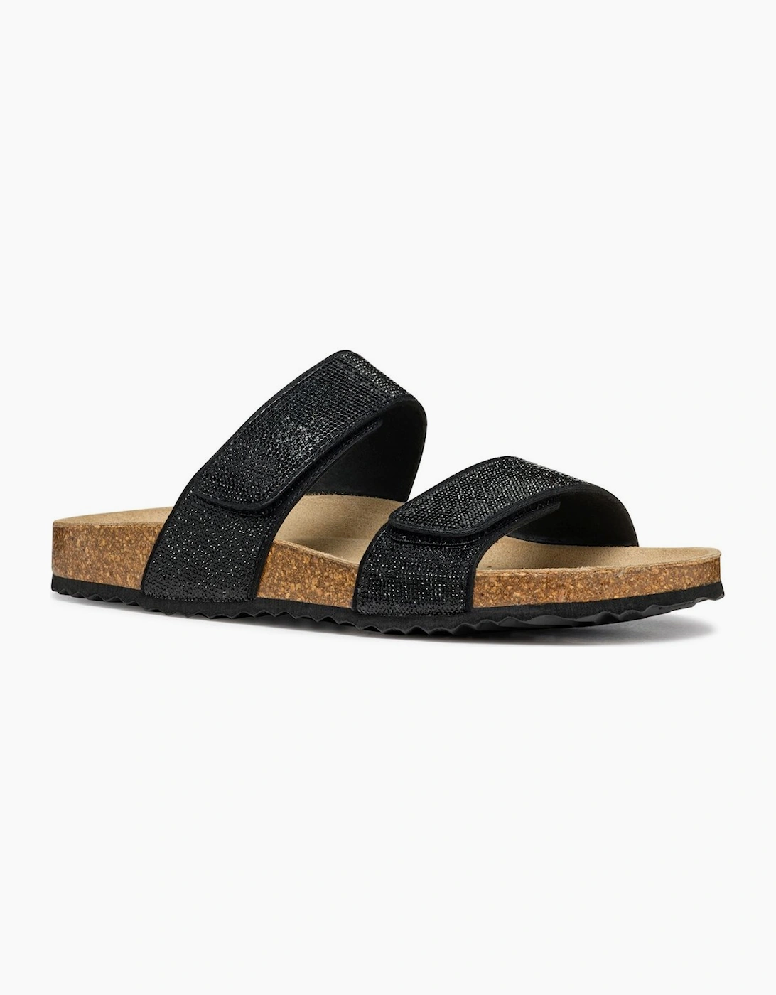 Geox Women's Black D Briona R Sandals  7.5 Size 7.5