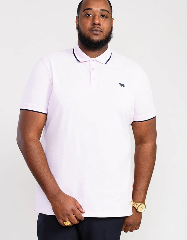 Hamford2 Two Colour Rib Tipping Pique Polo Shirt