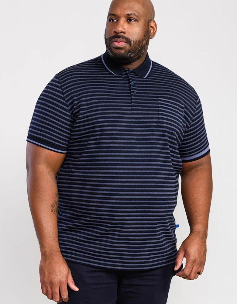 Rosemary Woven Full Stripe Jersey Polo Shirt