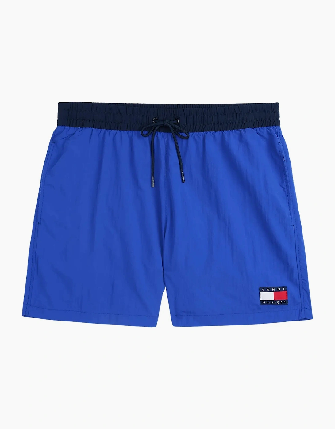 Tommy Hilfiger Men's Heritage Mid Length Swim Shorts, Wedge Blue - Size: 35/34/32