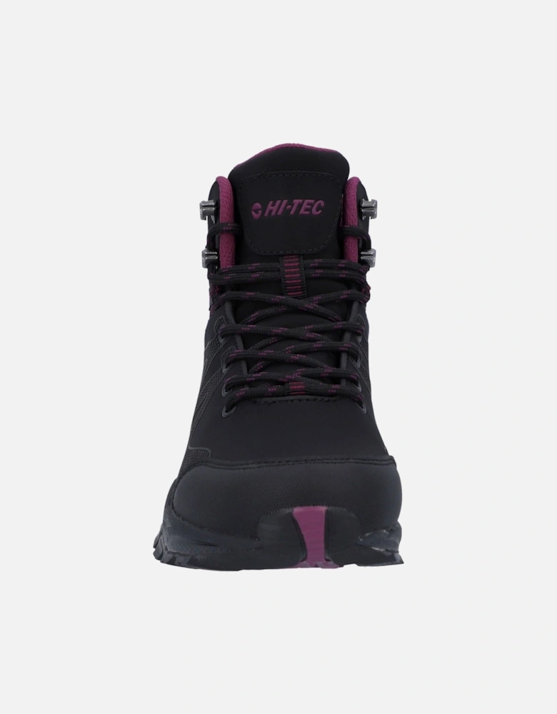 Jackdaw Mid WP Polyester Women's Black/Burgundy Hiking Boots