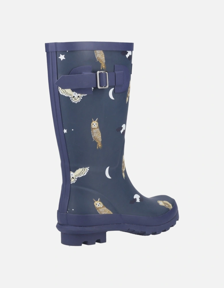 Woodland JNR Rubber Girls's Owls Wellington Boots