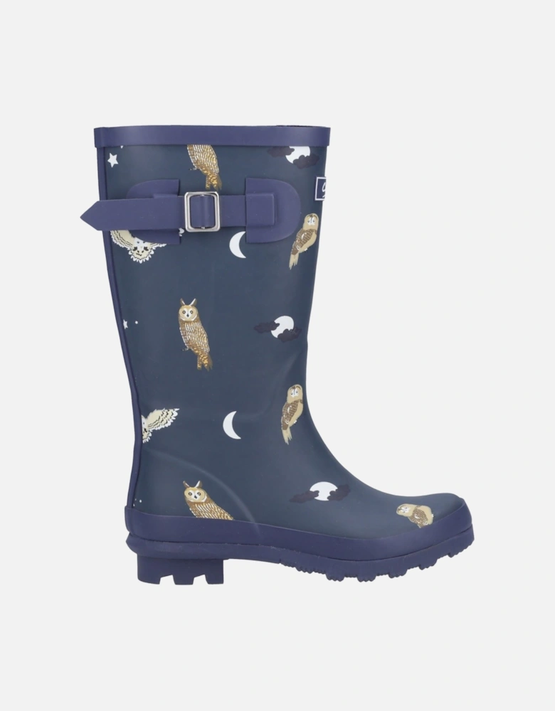 Woodland JNR Rubber Girls's Owls Wellington Boots