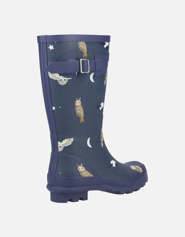 Woodland JNR Rubber Girls's Owls Wellington Boots