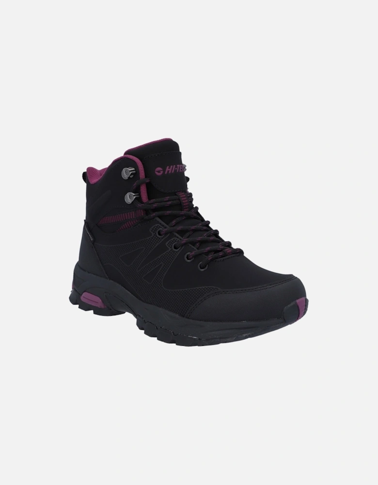 Jackdaw Mid WP Polyester Women's Black/Burgundy Hiking Boots