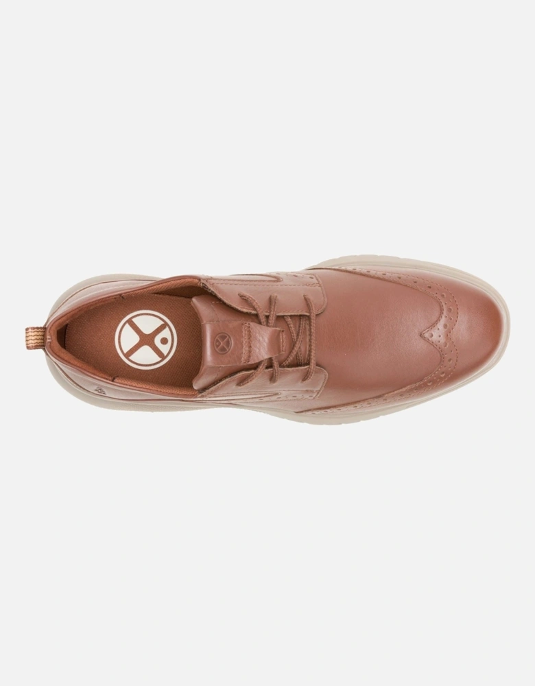 Advance Leather Men's Cappucino Lace-Up Shoes