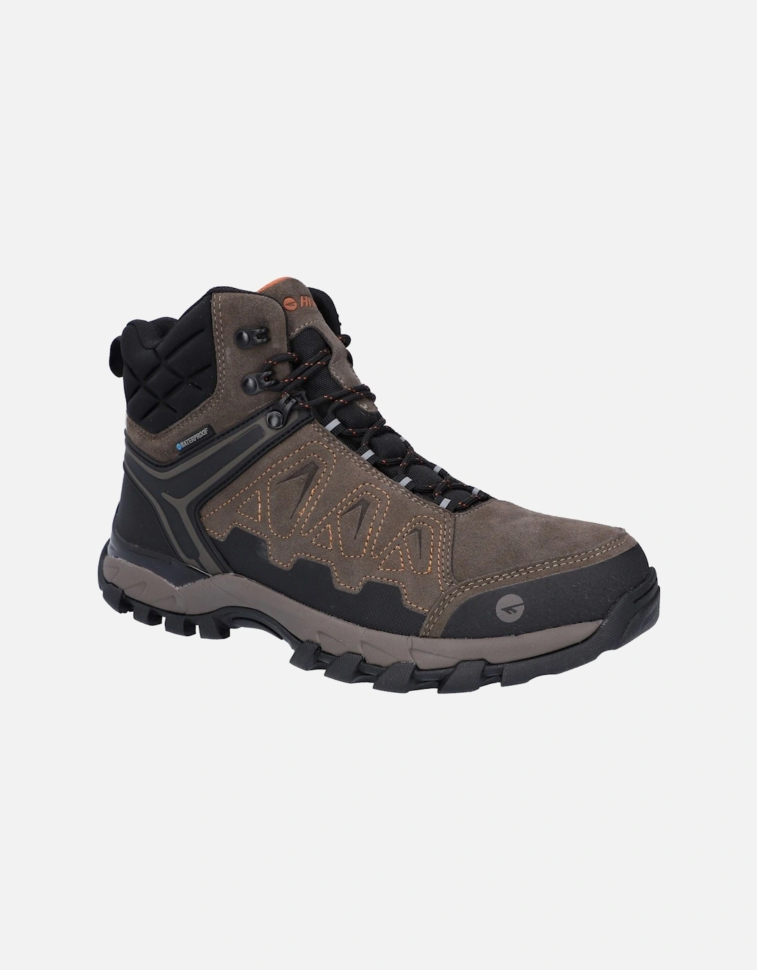 V-Lite Explorer WP Cow Suede Leather Men's Chestnut/Orange Hiking Boots, 10 of 9