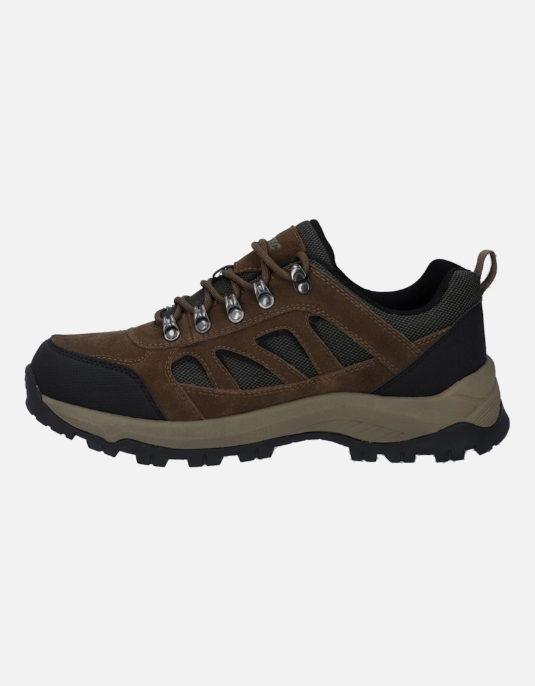 Bandera Expedition Low Leather Men's Smokey Brown/Khaki Hiking Boots