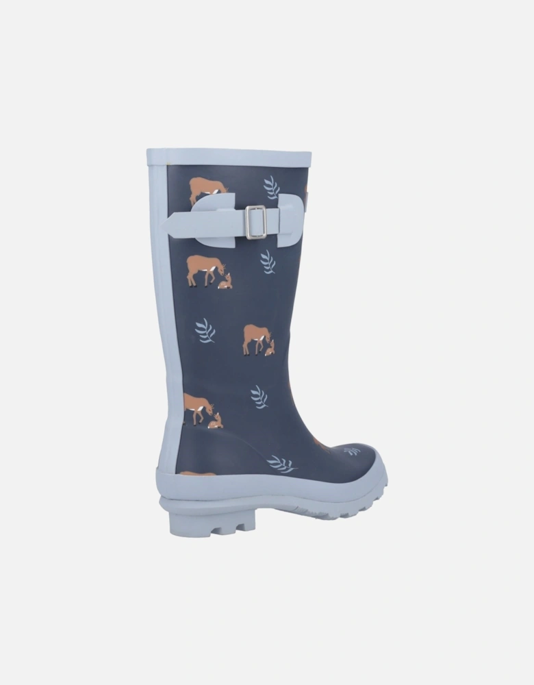 Woodland JNR Rubber Girls's Deers Wellington Boots