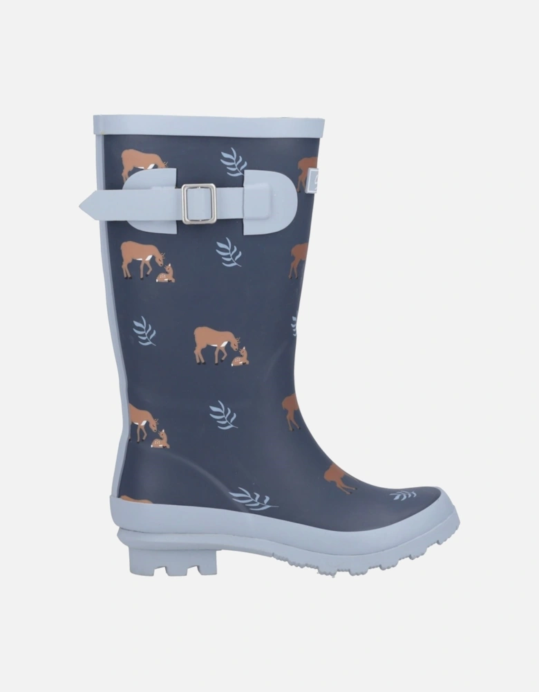 Woodland JNR Rubber Girls's Deers Wellington Boots