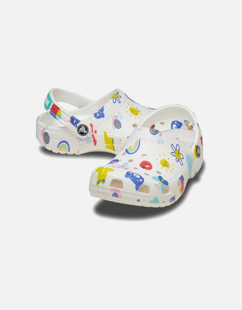 Classic Graphic Thermoplastic White/Multi Loafers