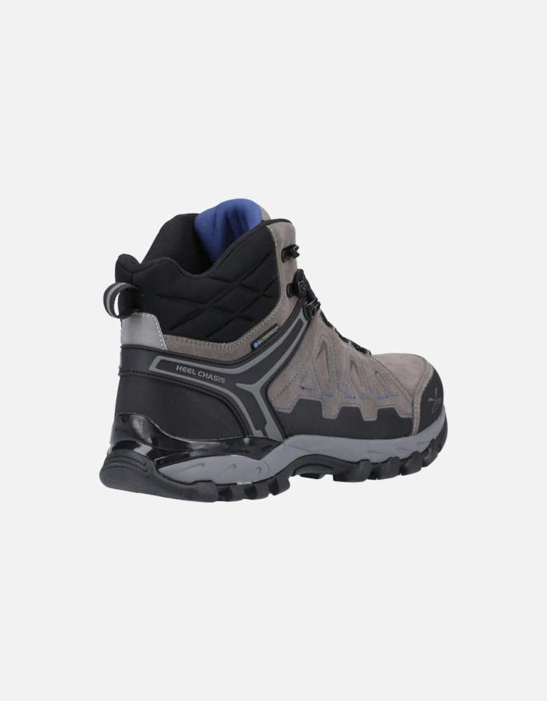 V-Lite Explorer WP Cow Suede Leather Men's Charcoal/Grey/Dark Blue Hiking Boots