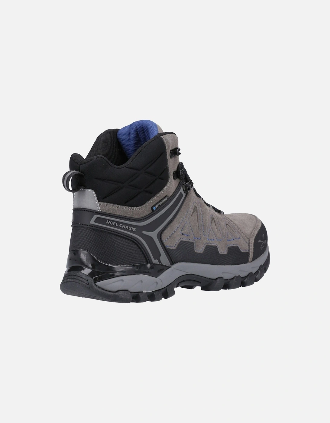 V-Lite Explorer WP Cow Suede Leather Men's Charcoal/Grey/Dark Blue Hiking Boots