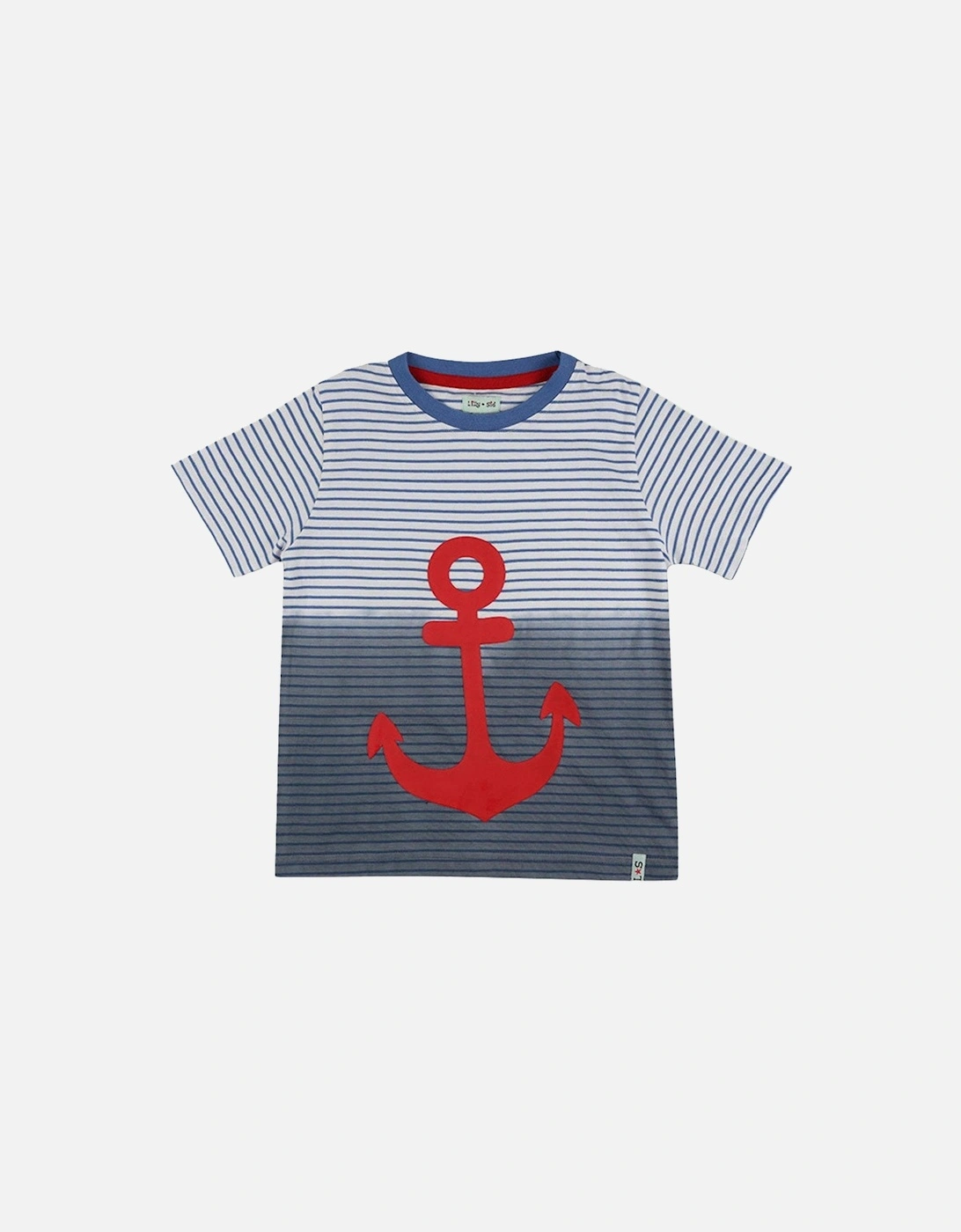 Boys Multicoloured Anchor Print T-Shirt - Multi, 2 of 1