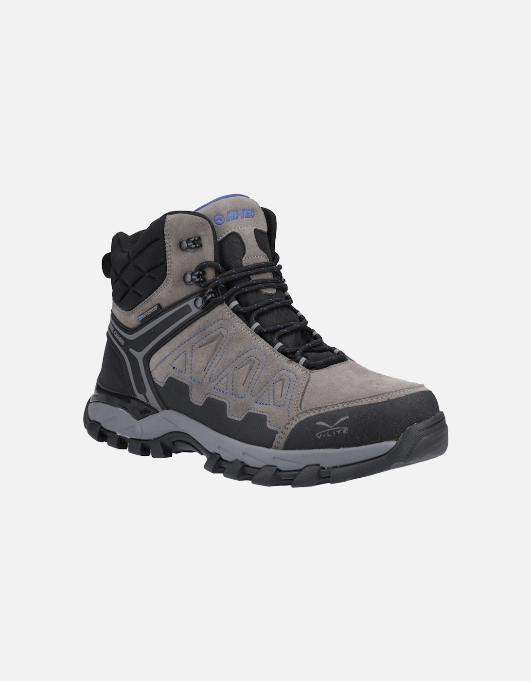 V-Lite Explorer WP Cow Suede Leather Men's Charcoal/Grey/Dark Blue Hiking Boots