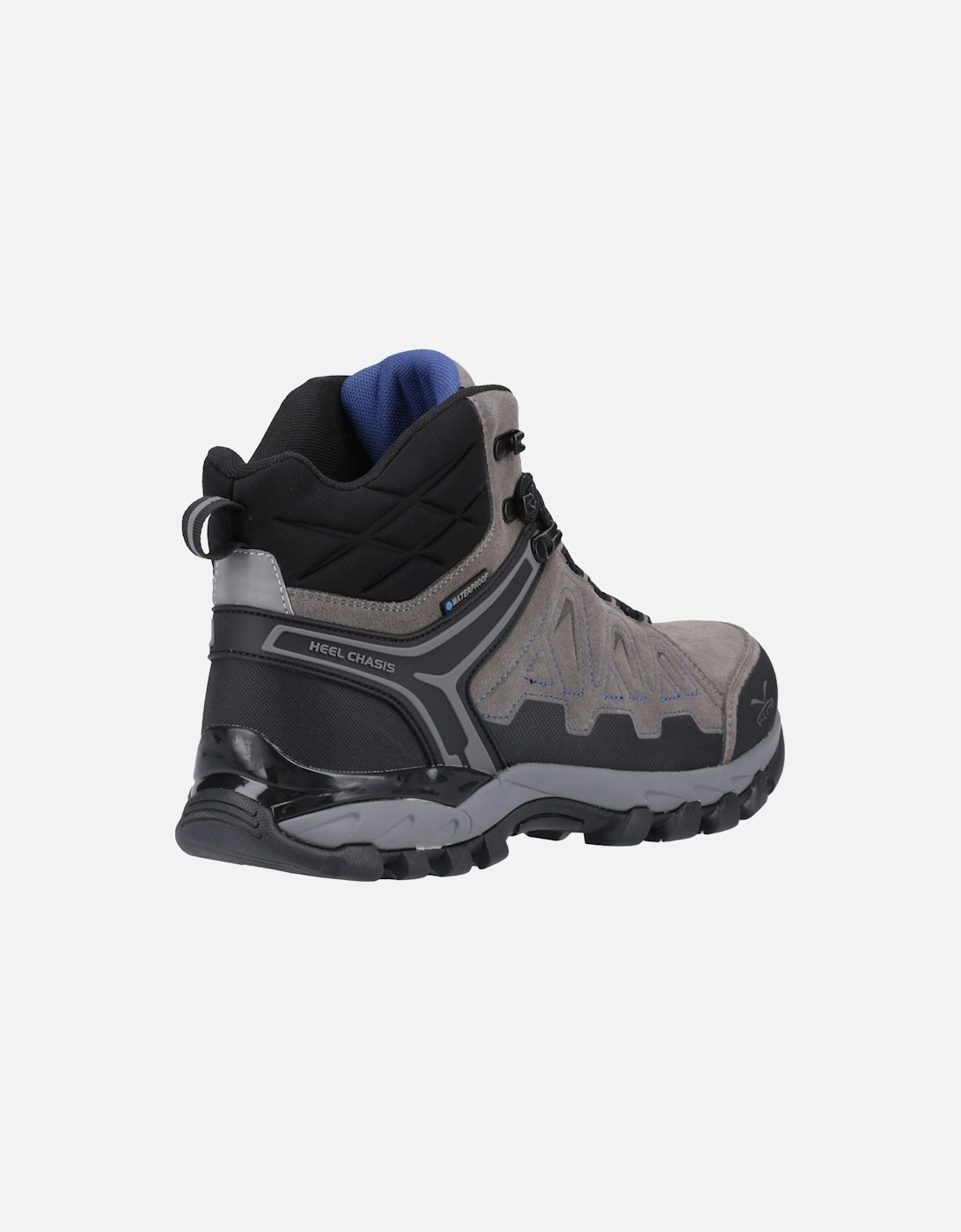 V-Lite Explorer WP Cow Suede Leather Men's Charcoal/Grey/Dark Blue Hiking Boots