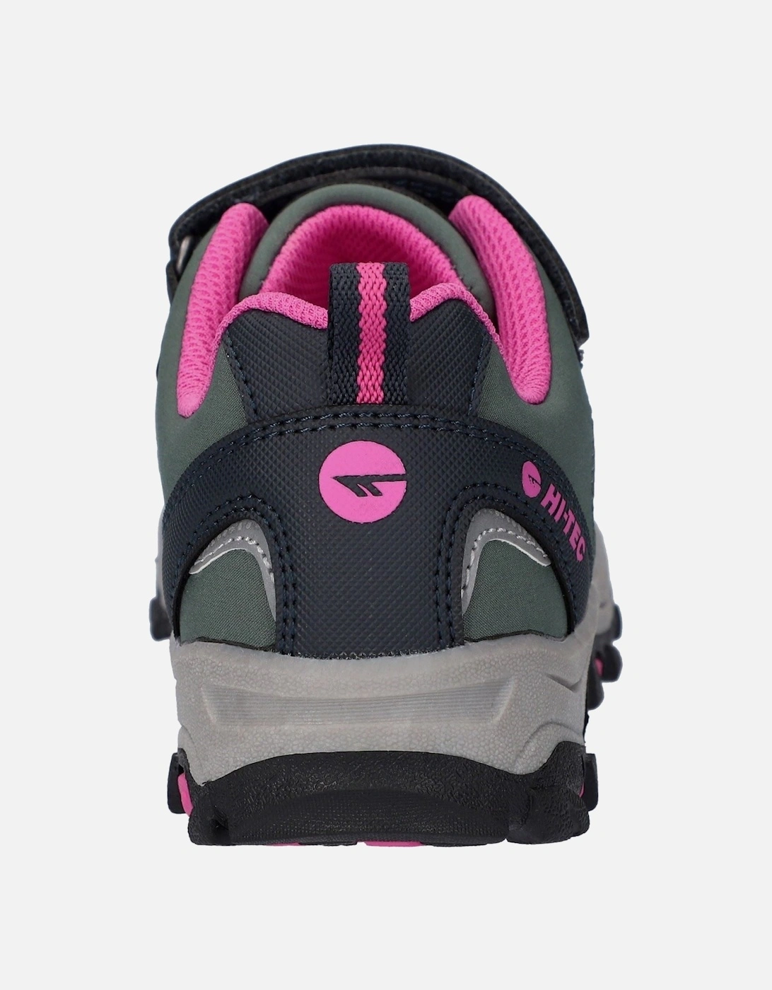 Blackout Low Polyester Soft Shell Girls's Dark Forest/India Ink/Pink Hiking Boots