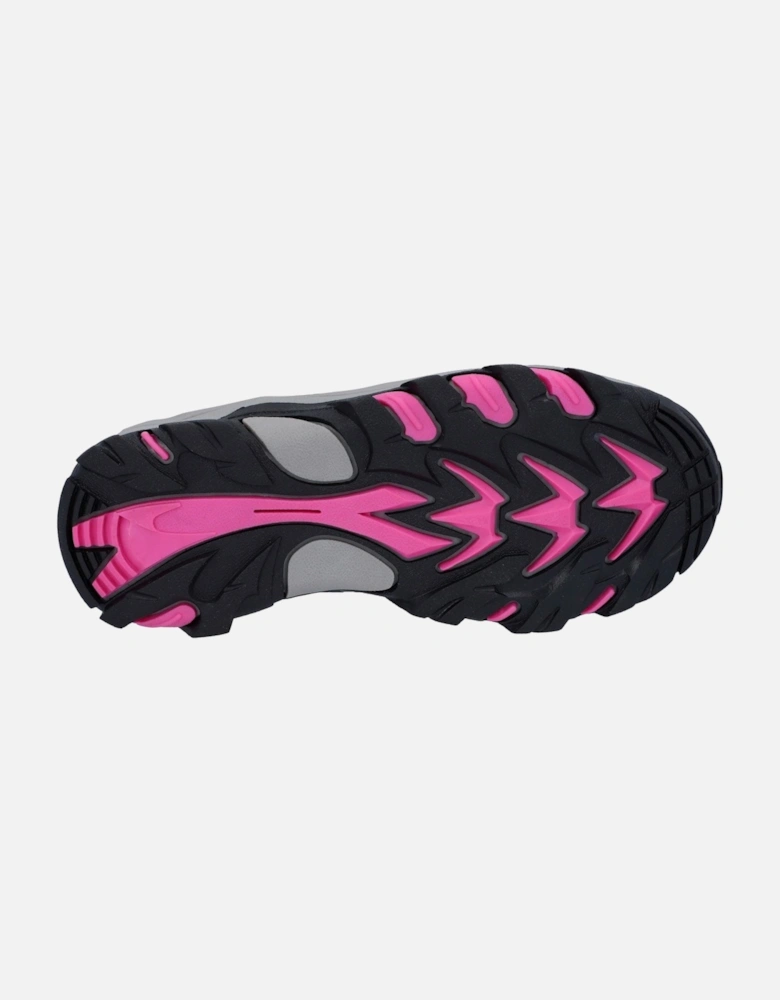 Blackout Low Polyester Soft Shell Girls's Dark Forest/India Ink/Pink Hiking Boots