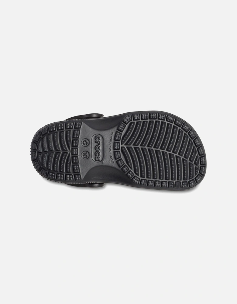 Toddler Classic Croslite Rubber Black Loafers