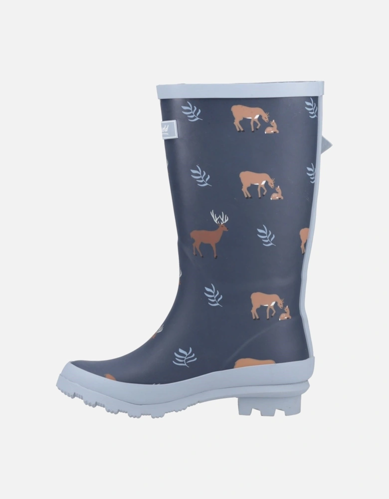 Woodland Mid Rubber Women's Deers Wellington Boots