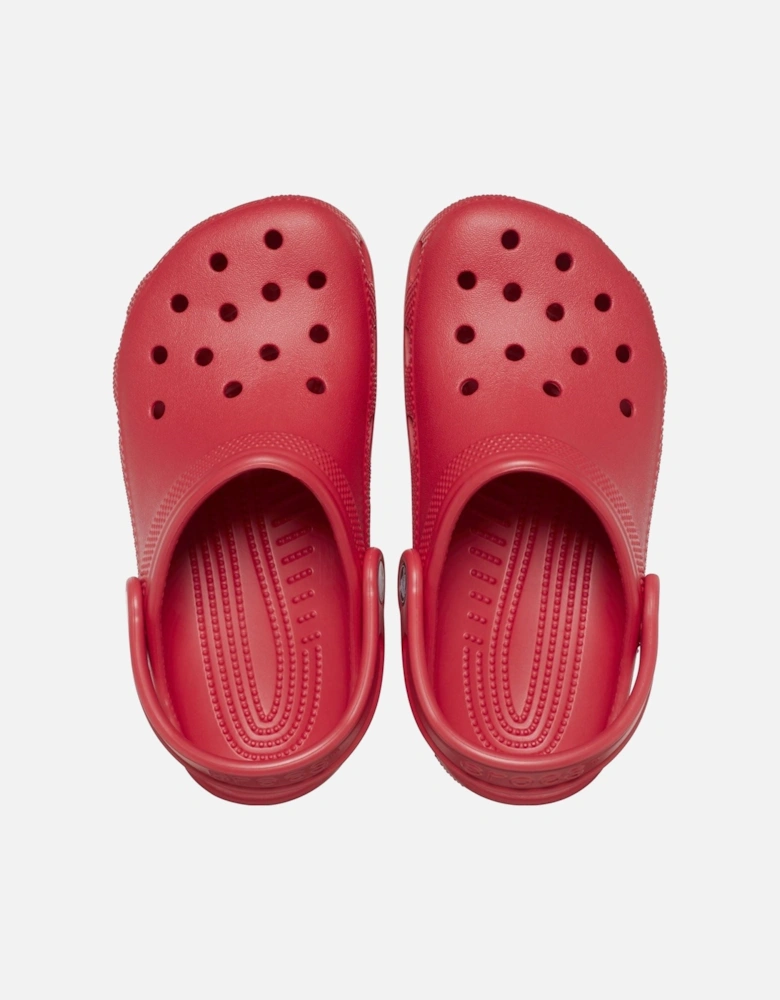 Kids' Classic Thermoplastic Varsity Red Loafers