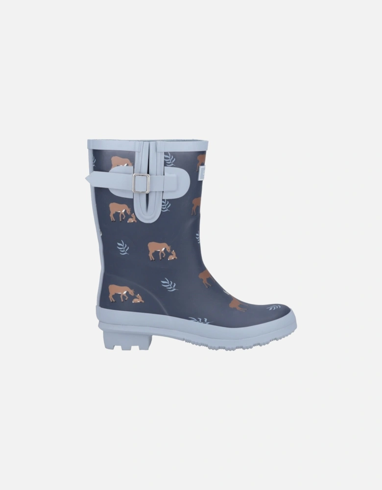 Woodland Mid Rubber Women's Deers Wellington Boots