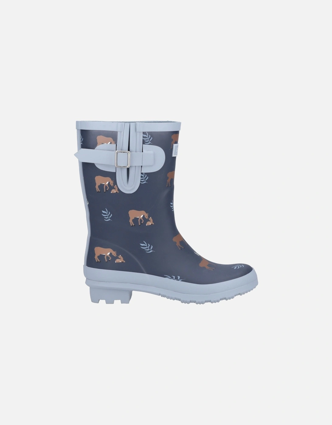 Woodland Mid Rubber Women's Deers Wellington Boots