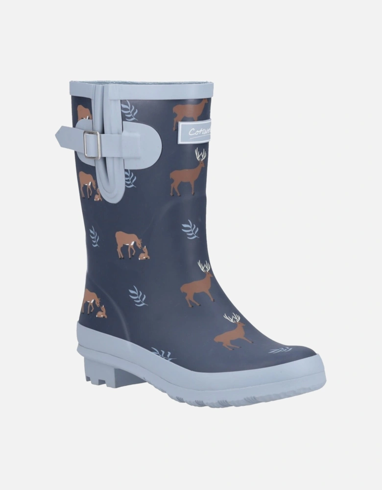 Woodland Mid Rubber Women's Deers Wellington Boots