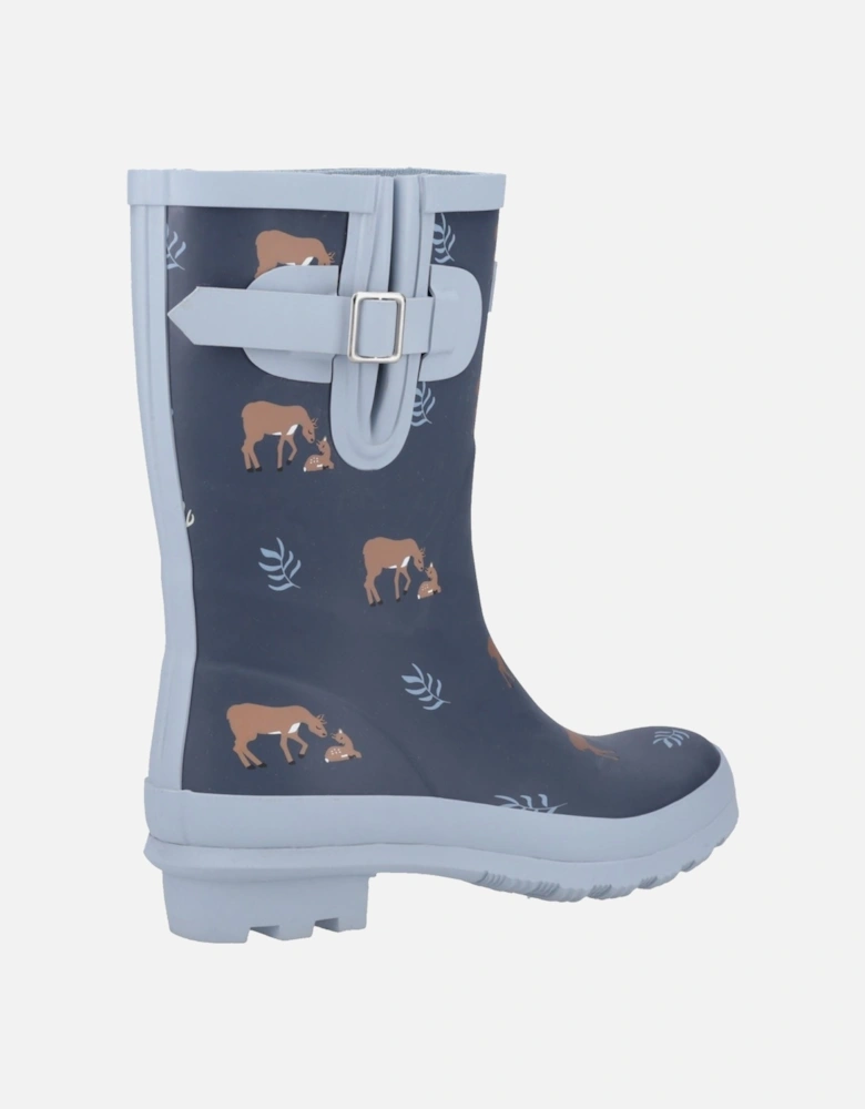 Woodland Mid Rubber Women's Deers Wellington Boots