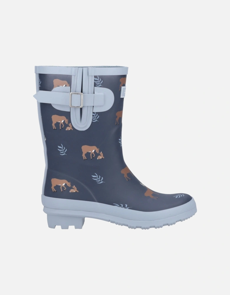 Woodland Mid Rubber Women's Deers Wellington Boots