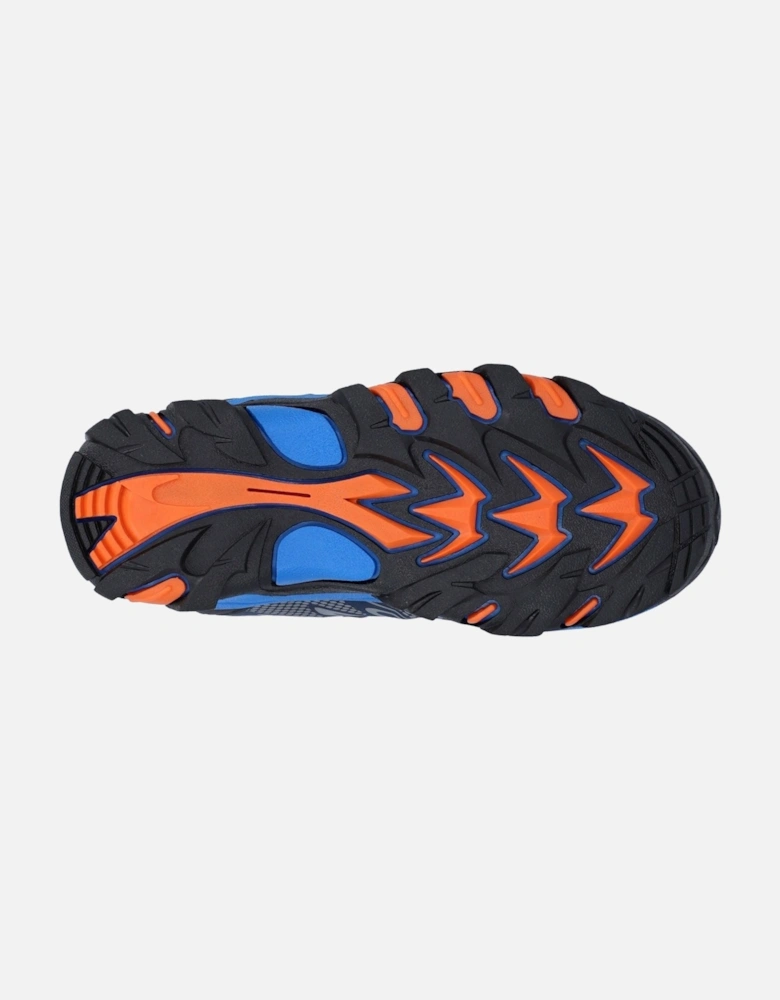 Blackout Mid Polyester Soft Shell Boys's Navy/Orange/Lake Blue Hiking Boots