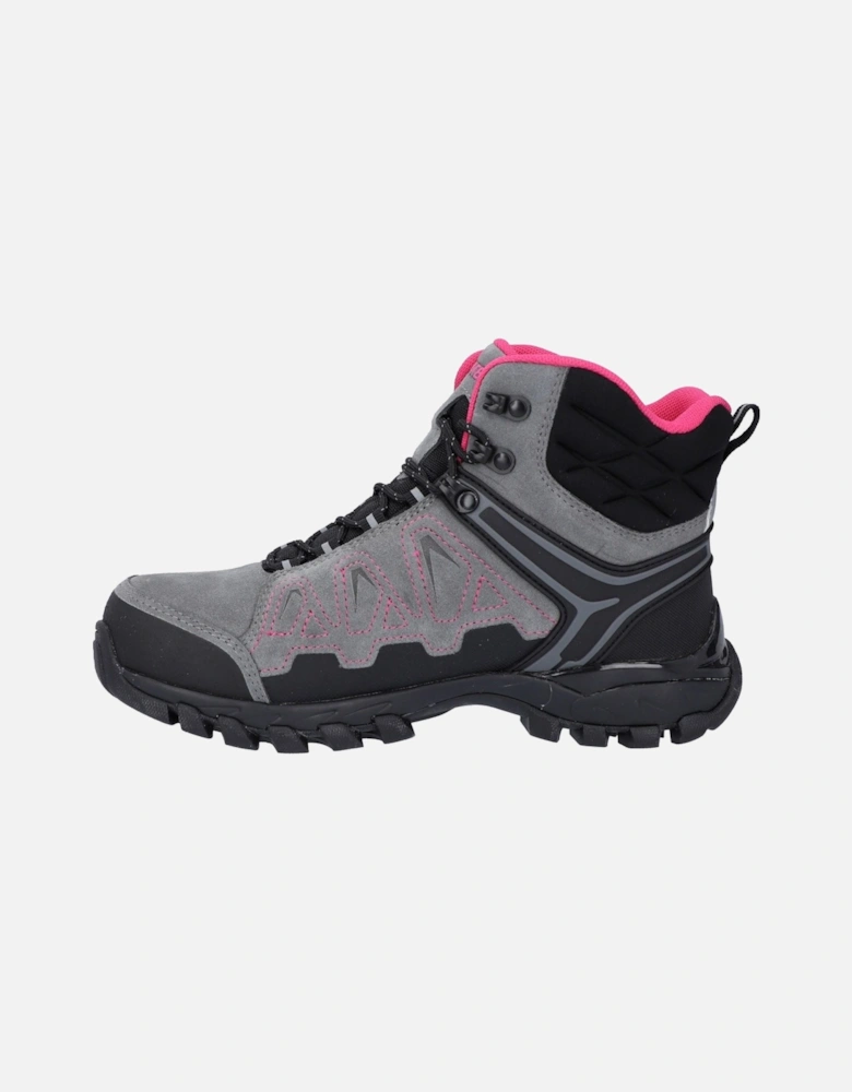 V-Lite Explorer WP Cow Suede Leather Women's Grey/Fuchsia Hiking Boots