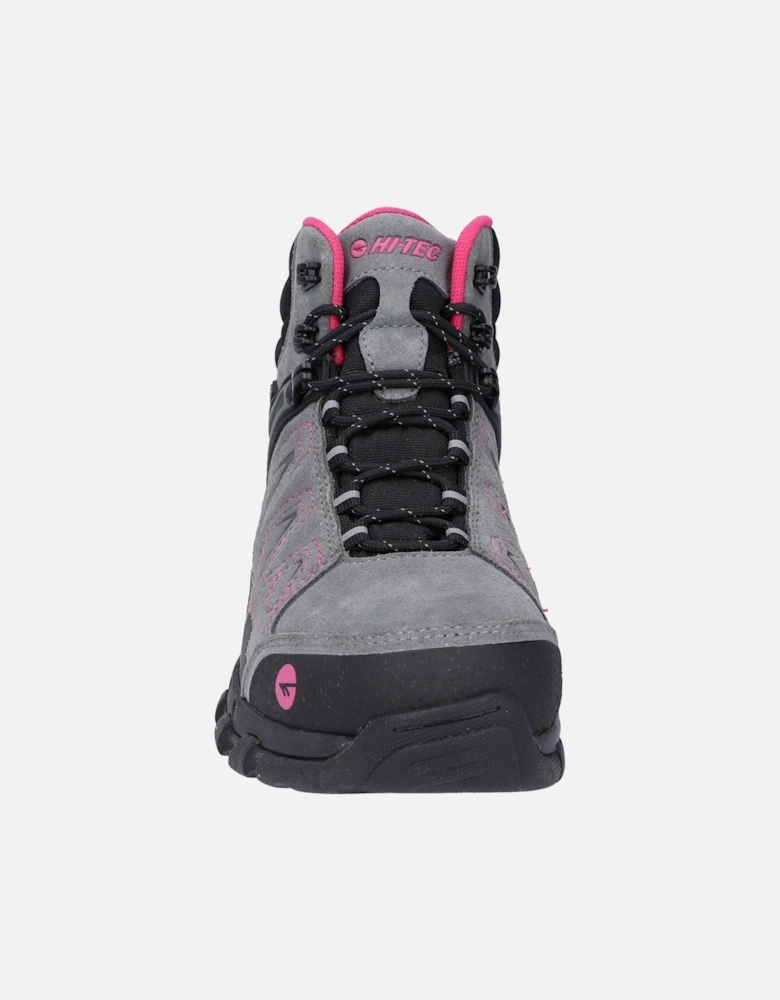 V-Lite Explorer WP Cow Suede Leather Women's Grey/Fuchsia Hiking Boots