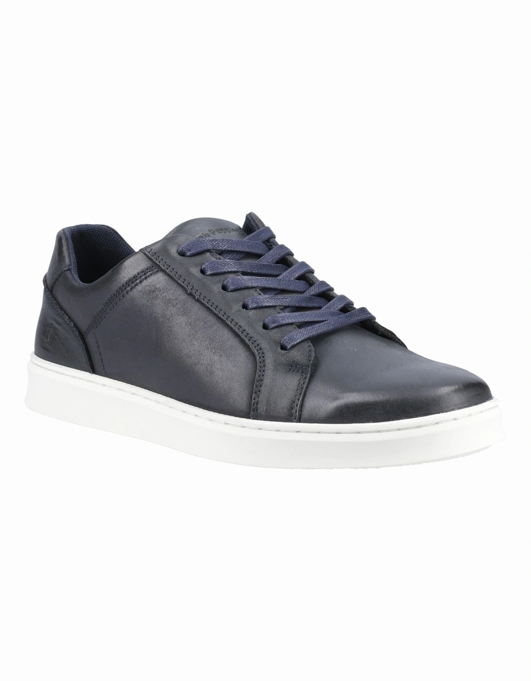 Madden Leather Men's Navy Trainers, 6 of 5