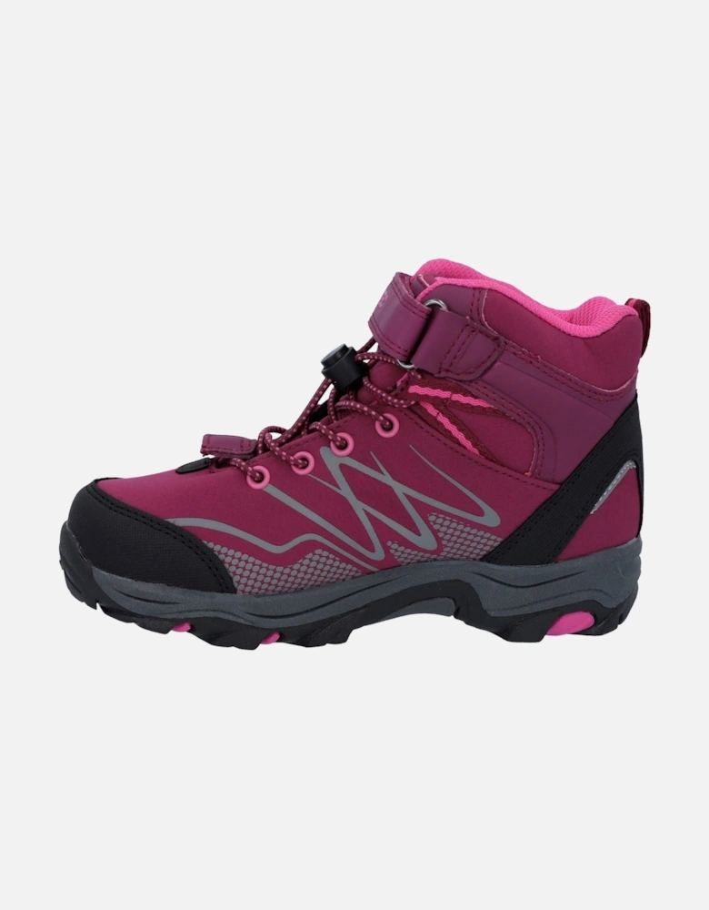 Blackout Mid Polyester Soft Shell Girls's Dark Rose/Fuchsia Hiking Boots