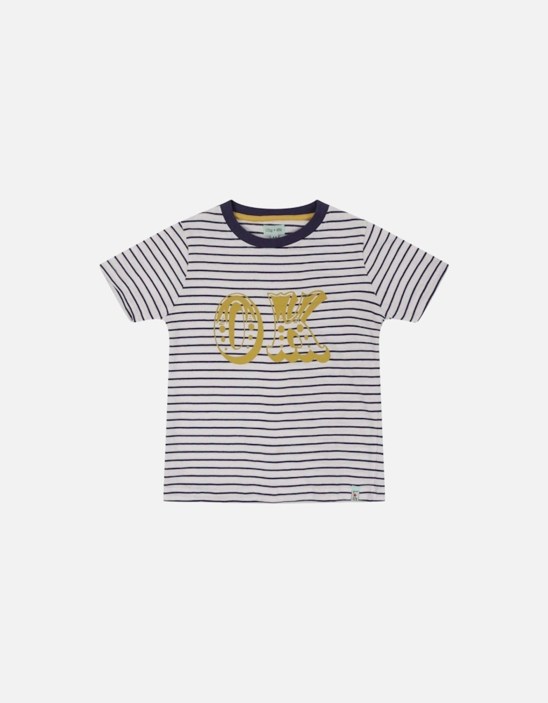 Boys Multicoloured Ok Slogan Print T-Shirt - Multi